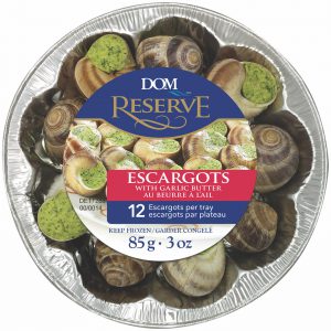 DOM Reserve, Escargots with Garlic Butter