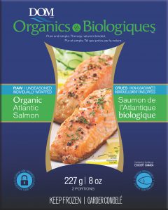 DOM Organics, Organic Atlantic Salmon Portions